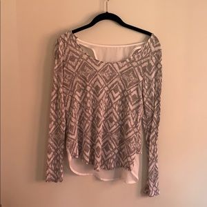 Cute Sweater/Blouse with Cut Outs